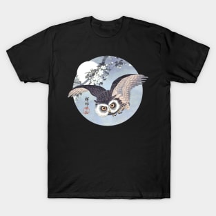 Ukiyo-e Owl T-Shirt